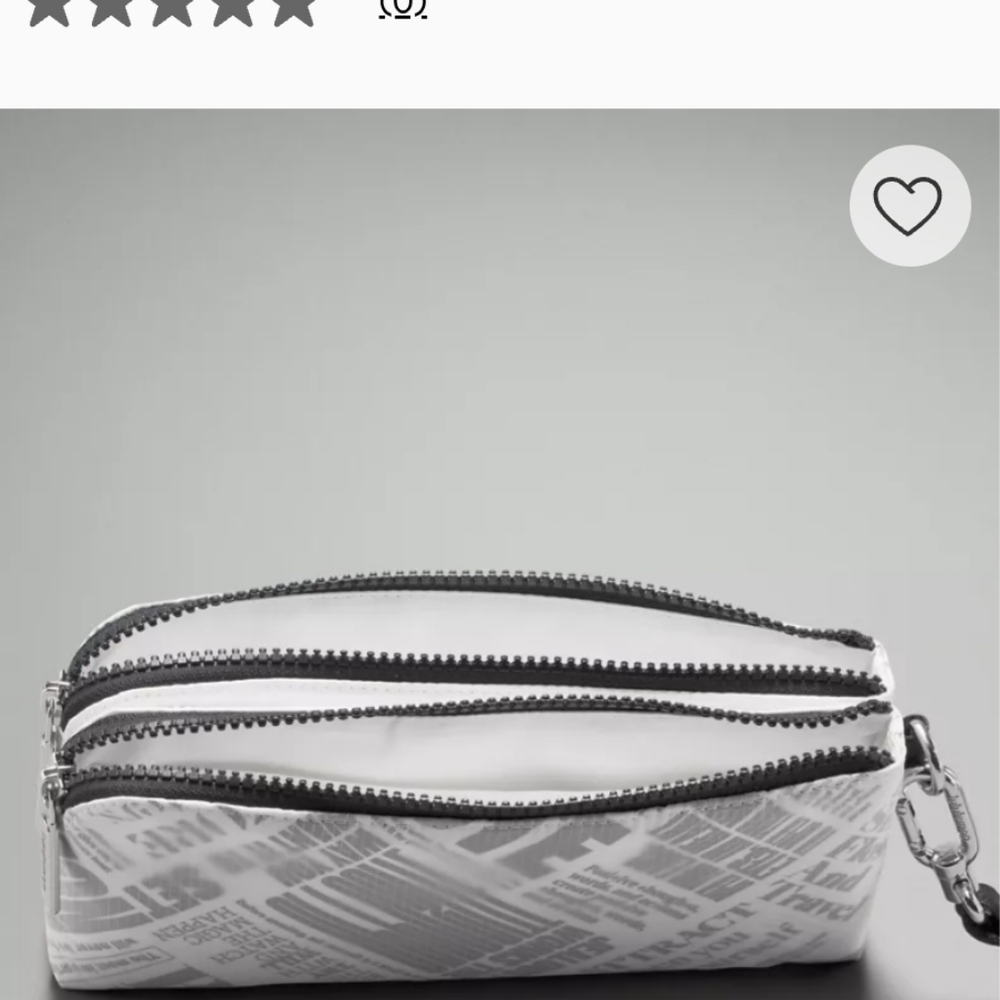 Lulumelon Black and White Clutch Wristlet - Picture 9 of 13